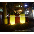 High quality light up flower pot led square pot